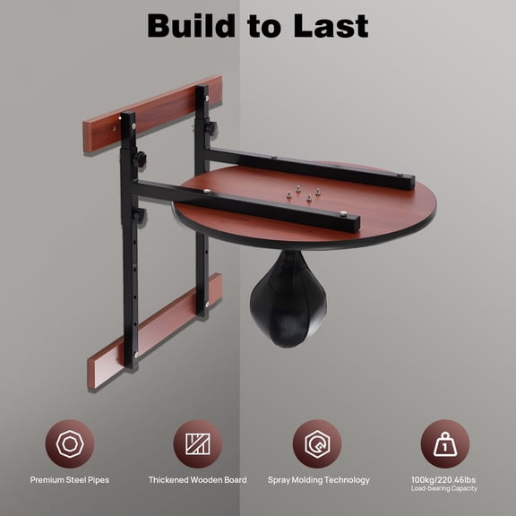 Speed Bag Platform Kit Adjusting Brackets Heavy Duty Boxing Training Equipment