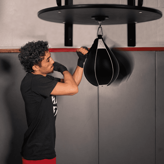 Speed Bag Platform Set, Heavy Duty Adjustable Speed Bag Platform Kit with Punching Ball, Adjustable Height Wall Mount for Boxing Training, Punching