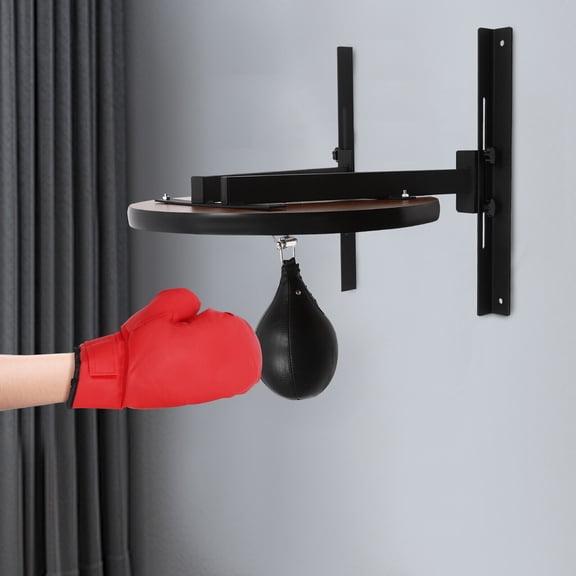 Height Adjustable Speed Bag Platform Wall Mounted Speed Bags w/ Pump for Boxing