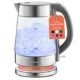 thumbnail image 1 of Speed-Boil Water Electric Kettle, 1.7L 1500W, Coffee & Tea Kettle Borosilicate Glass, Wide Opening, Auto Shut-Off, Cool Touch Handle, LED Light. 360 Rotation, Boil Dry Protection, 1 of 9