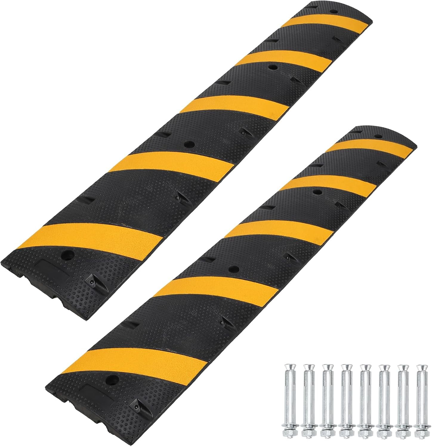 Gummi Kabelschutz Rampe 3er Pack - 2-Kanal Kabelbrücke Für Indoor & Outdoor