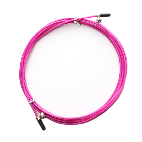 Speed Cable, Wire Skipping Rope Spare Rope - pink