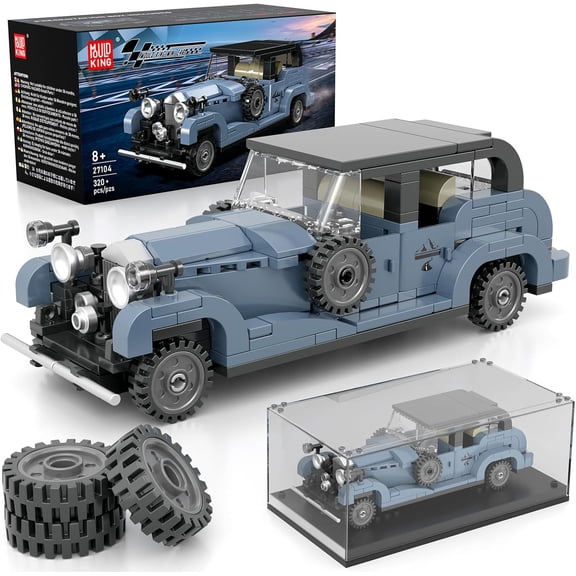 Speed Champion Car Building Kits, MOC Racing Car Toys Model, Vehicle Blocks Set Suitable for to Build, House Decoration Gifts for and (347Pcs)