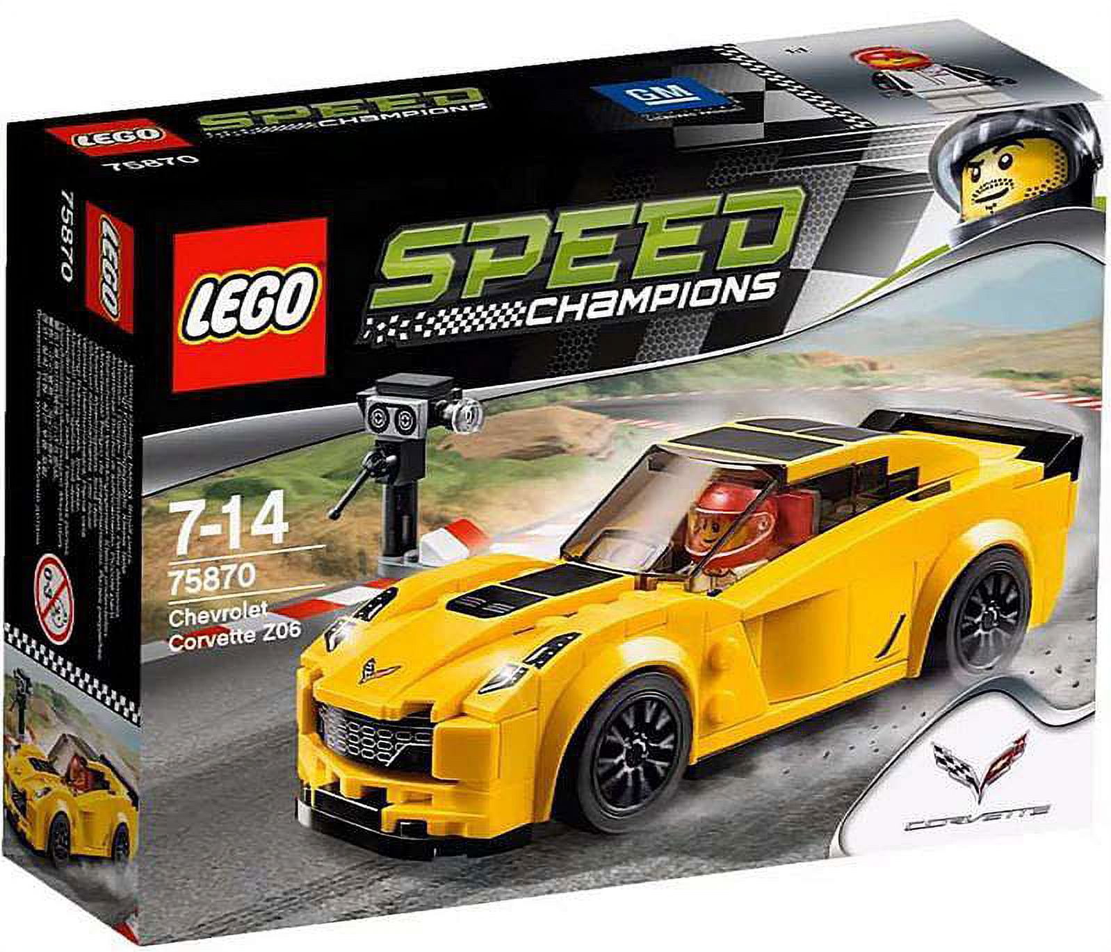 Speed Champions Chevrolet Corvette Z06 Set LEGO 75870 - Walmart.com