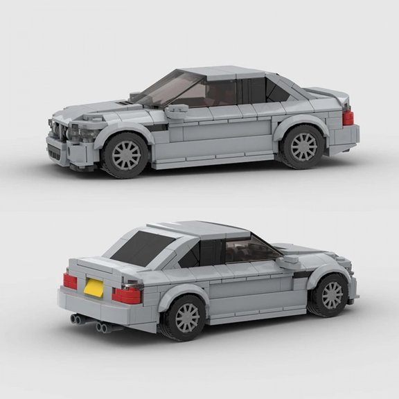 Speed Champions Garage Racers Cars Sports Bricks Building Blocks MOC M3 CSL E46 Toy For Kids Gift City Vehicle Super Run Parking
