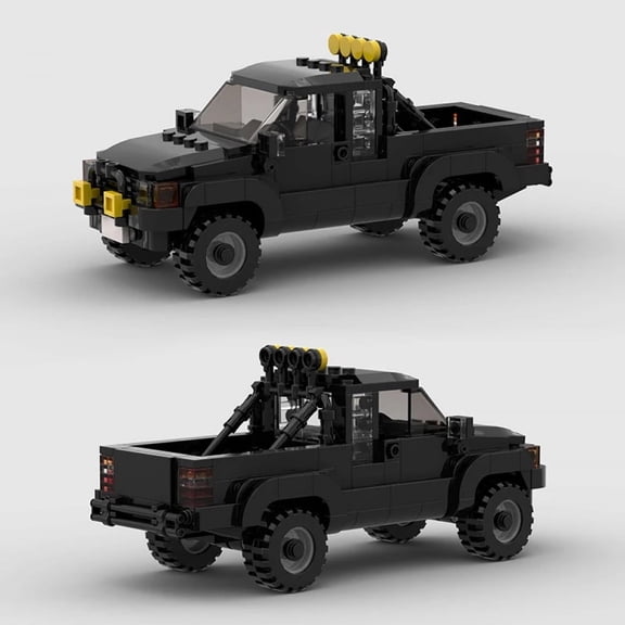Speed Champions MOC Car Pickup Truck Hilux 4x4 Off-road Vehicle Brick Building Block Christmas Day Gift City Creative Technical NEW