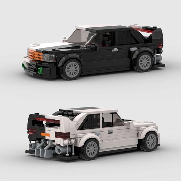 Speed Champions Sports City Racing Car Building Blocks Brick Sets MOC F83 190E World Famous Vehicle Supercar Kids Toys Boys Gift