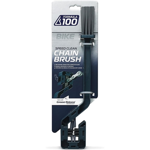 Speed Clean Chain + Drivetrain Brush Deep Cleaning for Bicycles Firm Bristles, Dual Brush, Comprehensive Clean