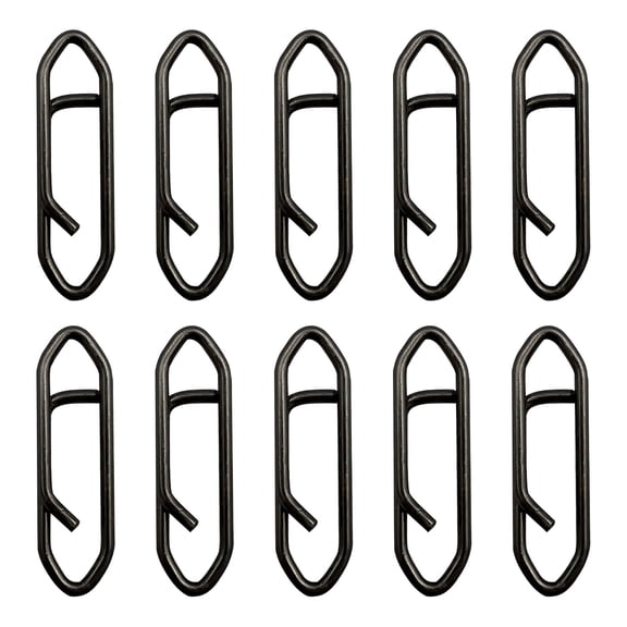 Speed Clips 10PCS Fishing Speed Clips Stainless Steel Speed Clip for Fishing Quick Change Connector Quick Snap Crankbait Tackle