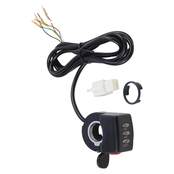 Speed Control Thumb Throttle For Electric Bikes And Scooters 24V 36V 48V Options With 3 Led Battery Indicators