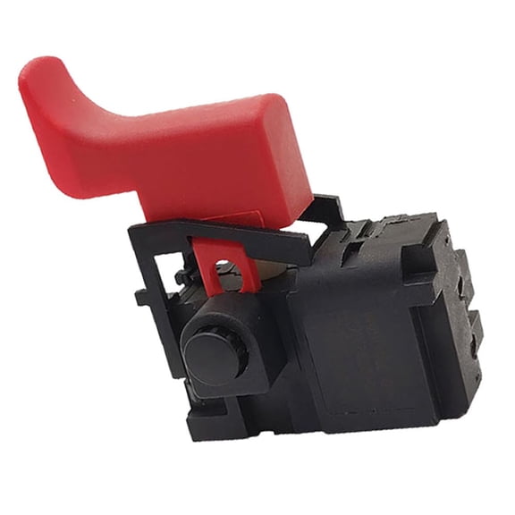 Speed Control Trigger Switch for Bosch GBH2-20 / GBH2-20S / GBH2-24 Electric Hammer Drill, Non-OEM Replacement Part, Plastic Housing, Momentary Lock-On Function