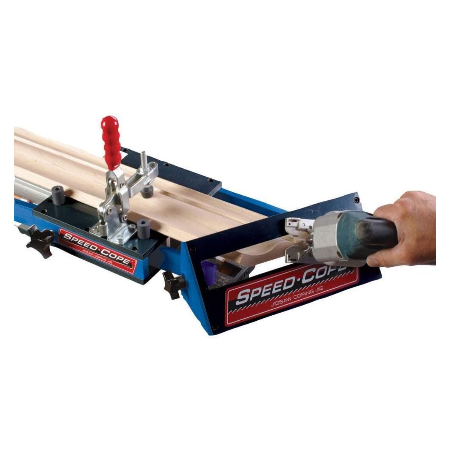 SpeedCope Crown Molding Jig Requires Power Jig Saw for Use
