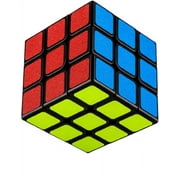 Speed Cube 3x3 Smooth Turning Magic Cube 3x3x3 Brain Teaser Puzzle Cube Sticker (2.2 inches) (1 Pack)