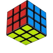 Speed Cube 3x3 Smooth Turning Magic Cube 3x3x3 Brain Teaser Puzzle Cube Sticker 2.2 inches 1 Pack