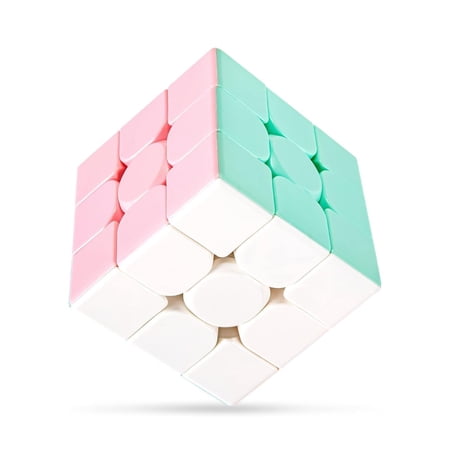 Speed Cube 3x3 Stickerless for Kids and Adults –Smooth and Quick Puzzle Cube – Fun and Entertaining – Develops Motor Skills, Dexterity – Stimulates and Challenges Mind