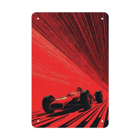 Speed Demon Creative Gift Tin Art - Unique Design - Housewarming Gift