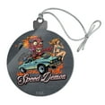 thumbnail image 1 of Speed Demon Flaming Hot Rod Acrylic Christmas Tree Holiday Ornament, 1 of 8