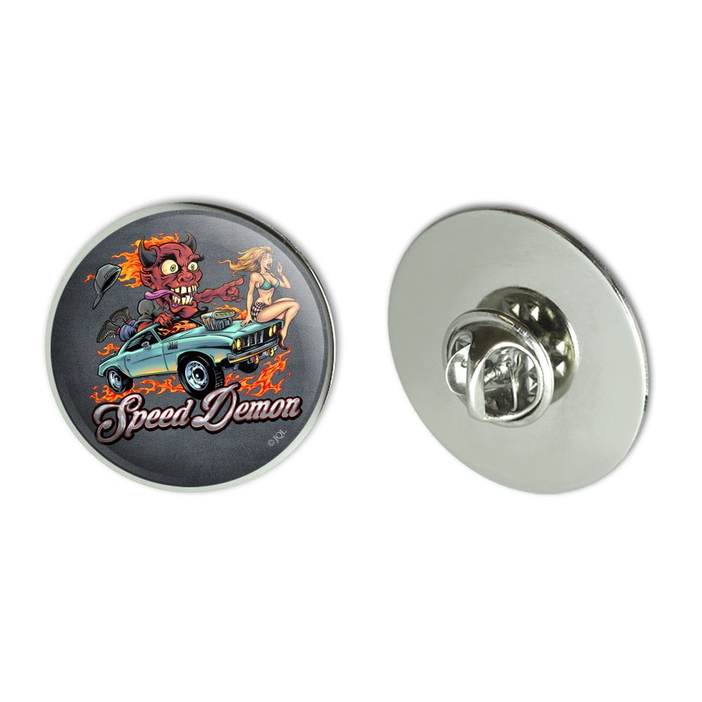 Speed Demon Flaming Hot Rod Metal 1.1