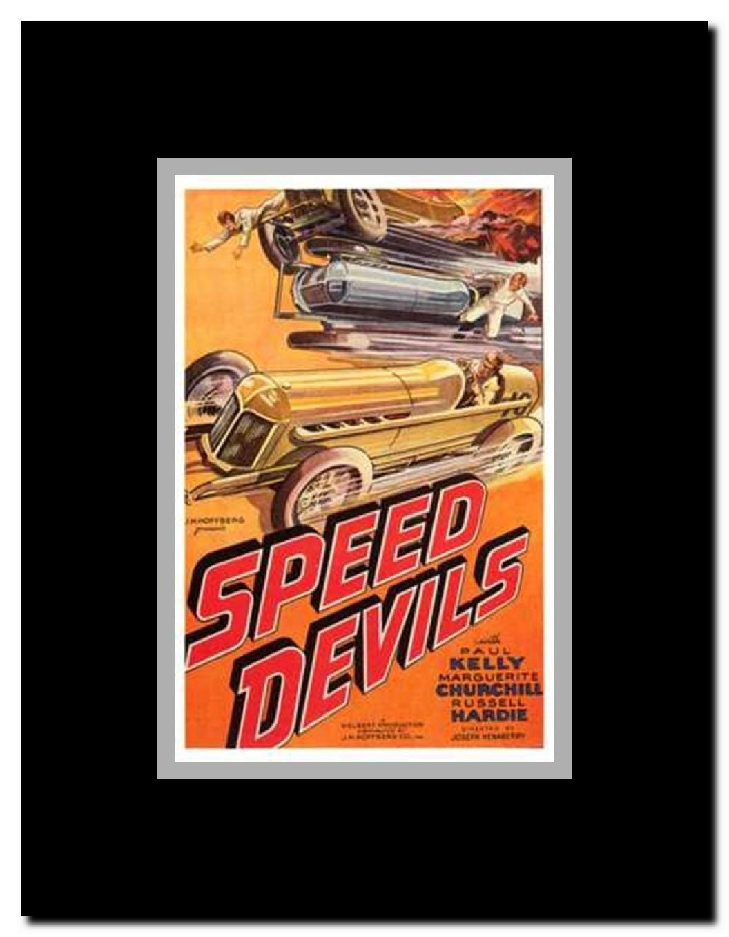 Speed Devils Framed Movie Poster