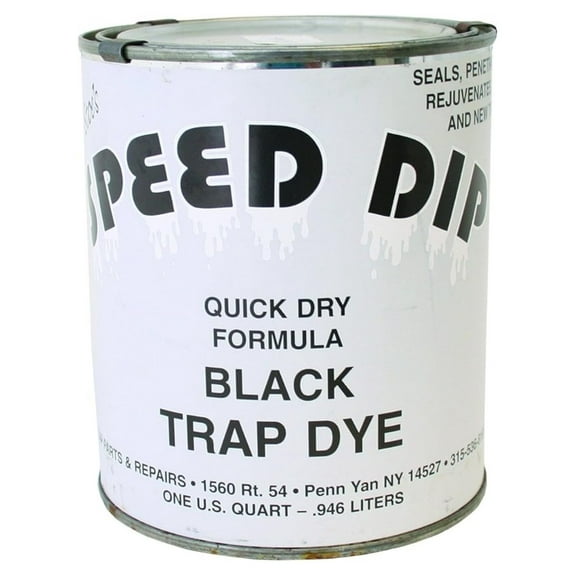 Speed Dip Trap Dye - 4oz Black Logwood Trap Preservative for Coyote & Trapping - Rust Prevention, Enhances Trap Speed & Power, Made in USA