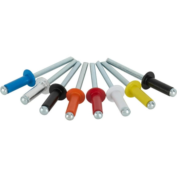 Speed Fast Tru Rivet 3/16 Sm. Head, Orange, Aluminum, Box of 250