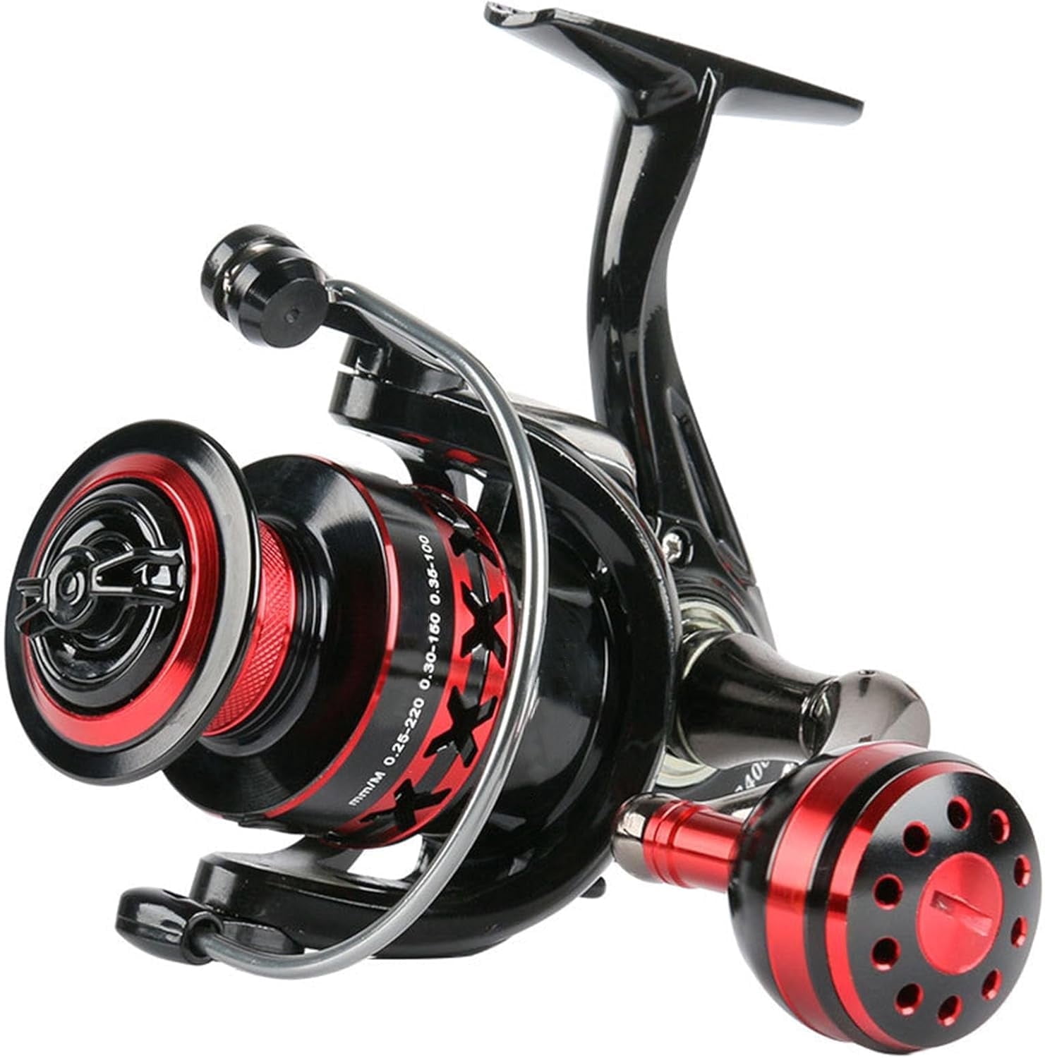Speed Fishing Reels,Spinning Fishing Reels Drag Reels,Lightweight Metal Fishing Reel,for Lakes Rivers Rock Fishing Ocean Beach Fishing