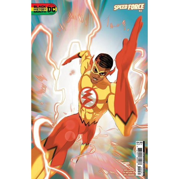Speed Force #4 (of 6) Cvr C Nikolas Draper-ivey Black History Month Card Stock Var DC Comics Comic Book