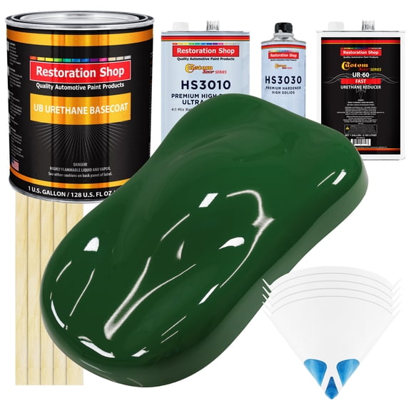 Speed Green Gallon Premium URETHANE BASECOAT CLEARCOAT Car Auto Paint FAST Kit