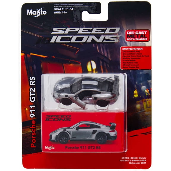 Speed Icons Porsche 911 GT2 RS Diecast Car
