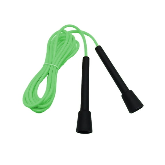 Speed Jump Rope - Get Fit Fast with Double Unders - Boxing, Crossfit & Conditioning - Fast & Easy Set Up,black green,115g