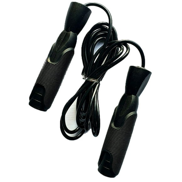 Speed Jump Rope | Multipurpose Fitness Exercise | Adjustable 3m PVC Cable | Easy Grip Foam Handles | Super Speed Bearing | Lightweight Portable | Boxing Cardio Home Gym Workout | 1 Pack Blue