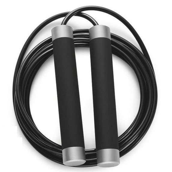 Speed Jump Rope, - for Gym & Home Fitness Workouts & More - sliver