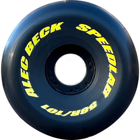 Speed Lab Alec Beck Pro Skateboard Wheels 101a 58mm Black/Yellow