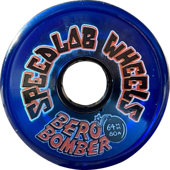 Speed Lab Bero Bomber Skateboard Wheels 80a 64mm Blue