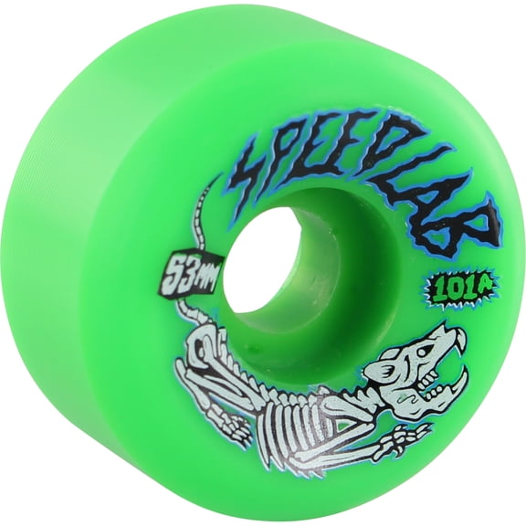 Speed Lab Lab Rat Skateboard Wheels 101a 53mm Green