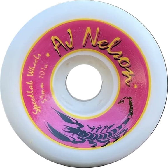 Speed Lab Nelson Pro Skateboard Wheels 101a 59mm White/Pink