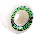 thumbnail image 1 of Speed Lab Nomads Skateboard Wheels 97a 56mm White/Green, 1 of 2