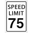 thumbnail image 1 of Speed Limit 10 Mph Sign, Speed Limit Signs Novelty Slow Down Sign Warning Traffic Road Street Sign 8X12 Inches, 1 of 4