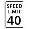 thumbnail image 1 of Speed Limit 10 Mph Sign, Speed Limit Signs Novelty Slow Down Sign Warning Traffic Road Street Sign 8X12 Inches, 1 of 4