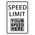 thumbnail image 1 of Speed Limit 10 Mph Sign, Speed Limit Signs Novelty Slow Down Sign Warning Traffic Road Street Sign 8X12 Inches, 1 of 3