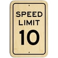 thumbnail image 1 of Speed Limit 10 Sign, 1 of 1