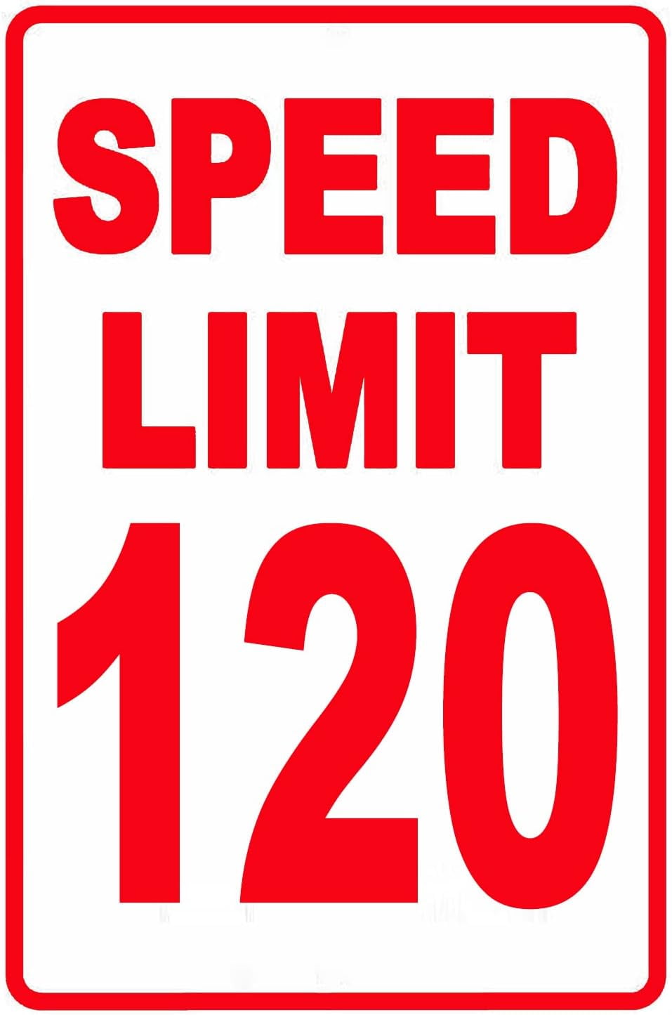 USA SPEED LIMIT20看板 Speed Limit 20 MPH Sign, 12x18 Inches, Rust Free .063