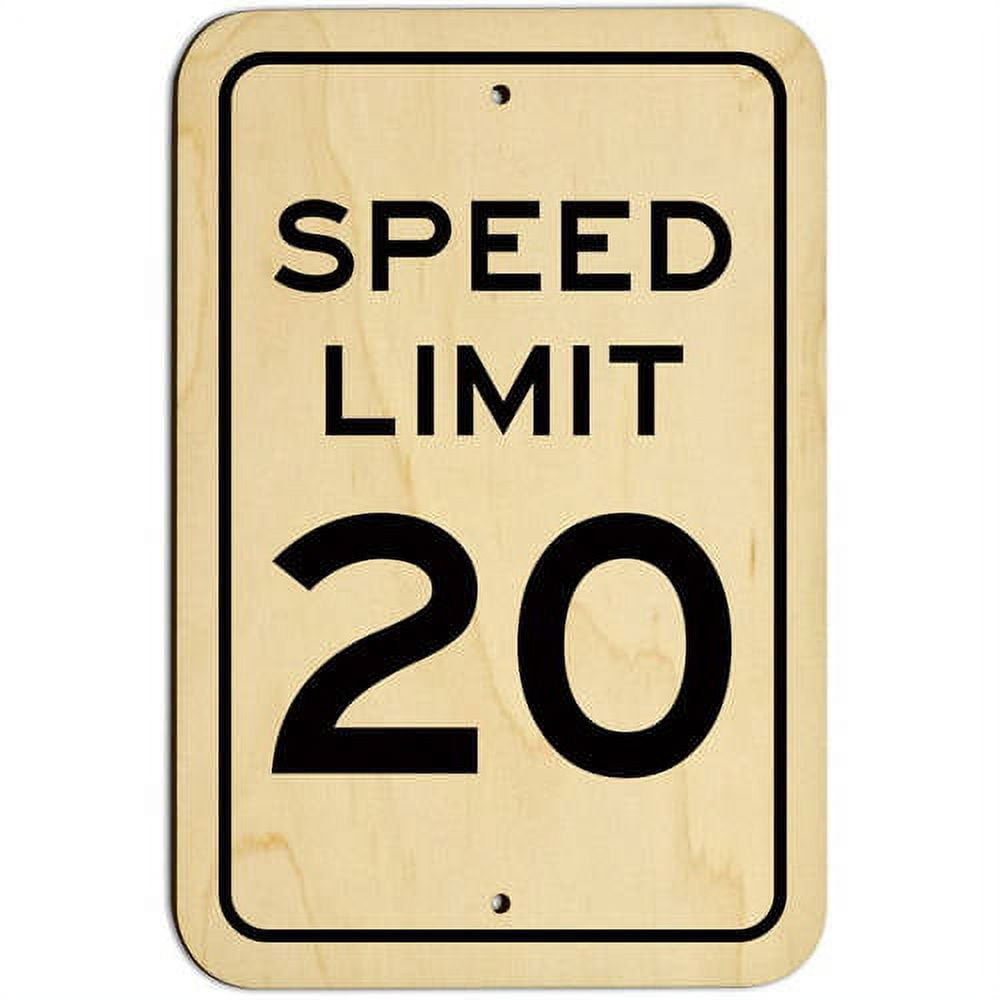 USA SPEED LIMIT20看板 Speed Limit 20 Sign - Walmart.com