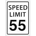 thumbnail image 1 of Speed Limit 25 Mph Sign Slow Down Traffic Sign, Road and Street 25 Signs 8X12inch, 1 of 5