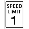 thumbnail image 1 of Speed Limit 25 Mph Sign Slow Down Traffic Sign, Road and Street 25 Signs 8X12inch, 1 of 5