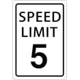thumbnail image 1 of Speed Limit 25 Mph Sign, Speed Limit Signs Novelty Slow Down Sign Warning Traffic Road Street Sign 8X12 Inches, 1 of 4