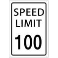 thumbnail image 1 of Speed Limit 3 Mph Mini Metal Street Sign Warning Traffic Road Street 12x16inch, 1 of 4