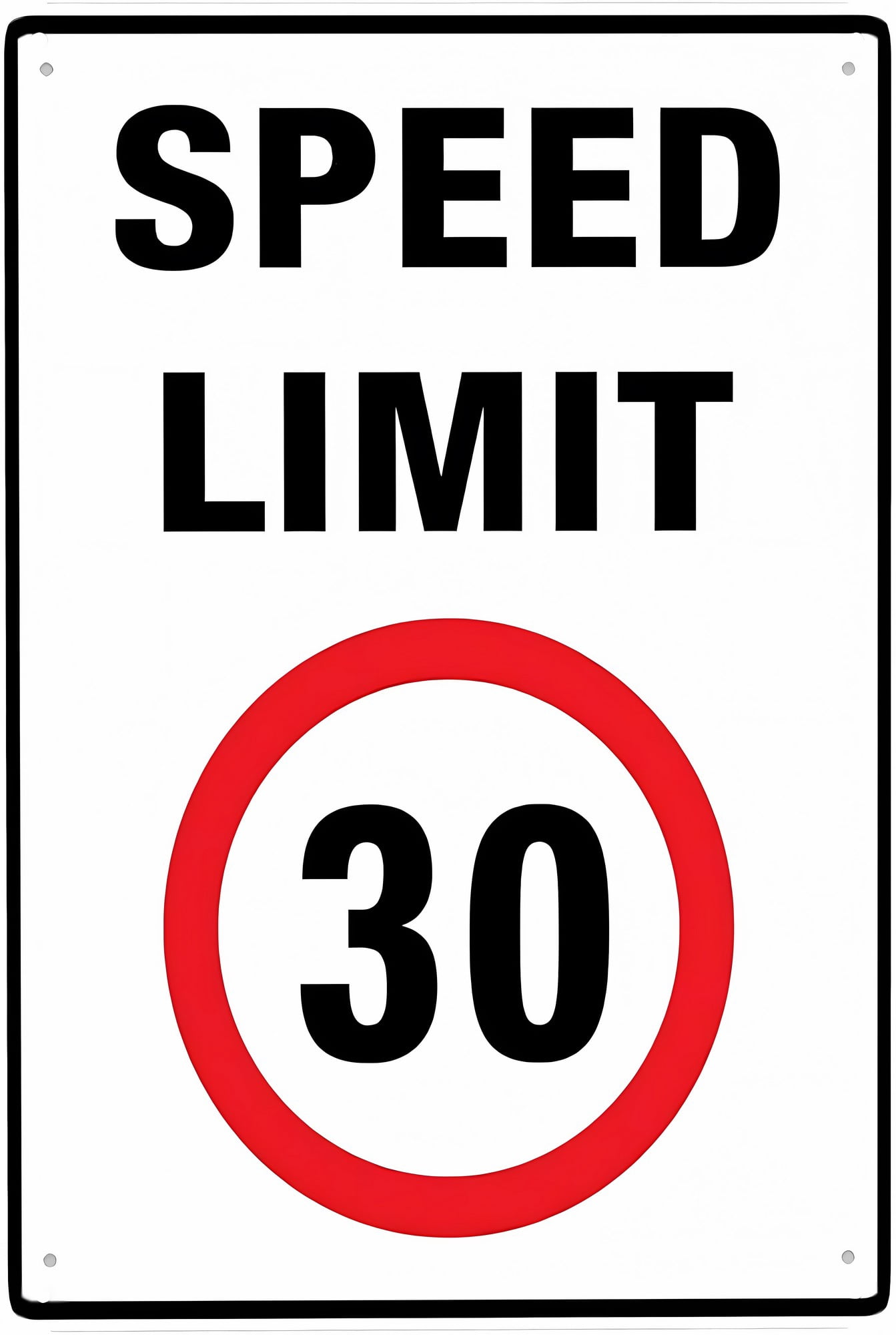 Speed Limit 30 Kph Sign - 8
