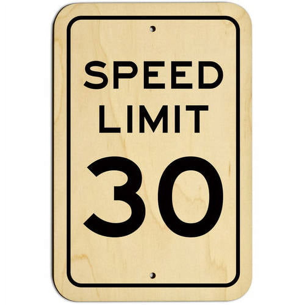 Speed Limit 30 Sign - Walmart.com
