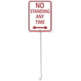 thumbnail image 1 of Speed Limit 50 Sign with Stake | 21.6" Tall Sign & Stake Kit Sign For Yard/Lawn/Garden | 8.8x7 Inches Aluminum Metal Sign, 1 of 1